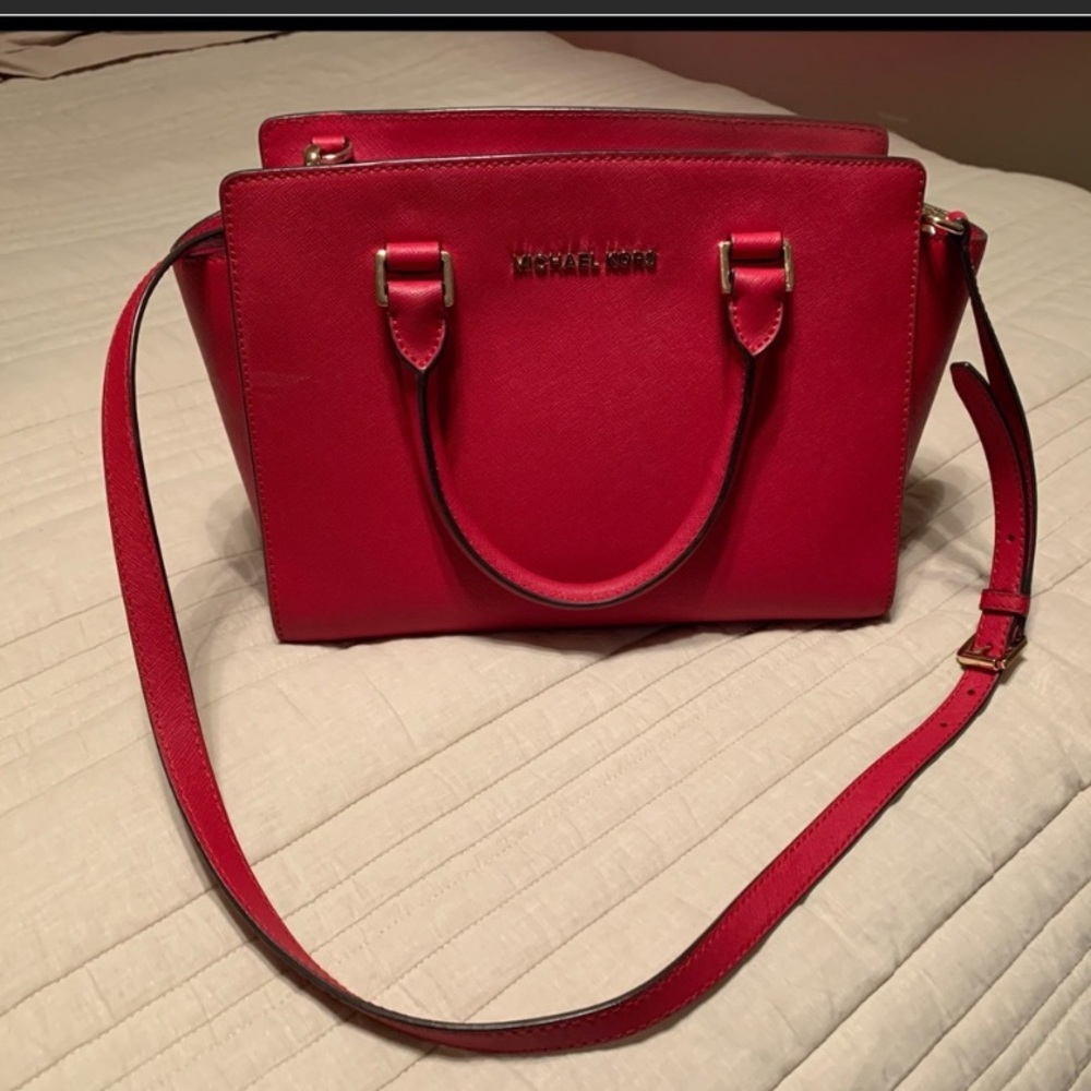 Micheal Kors Red satchel